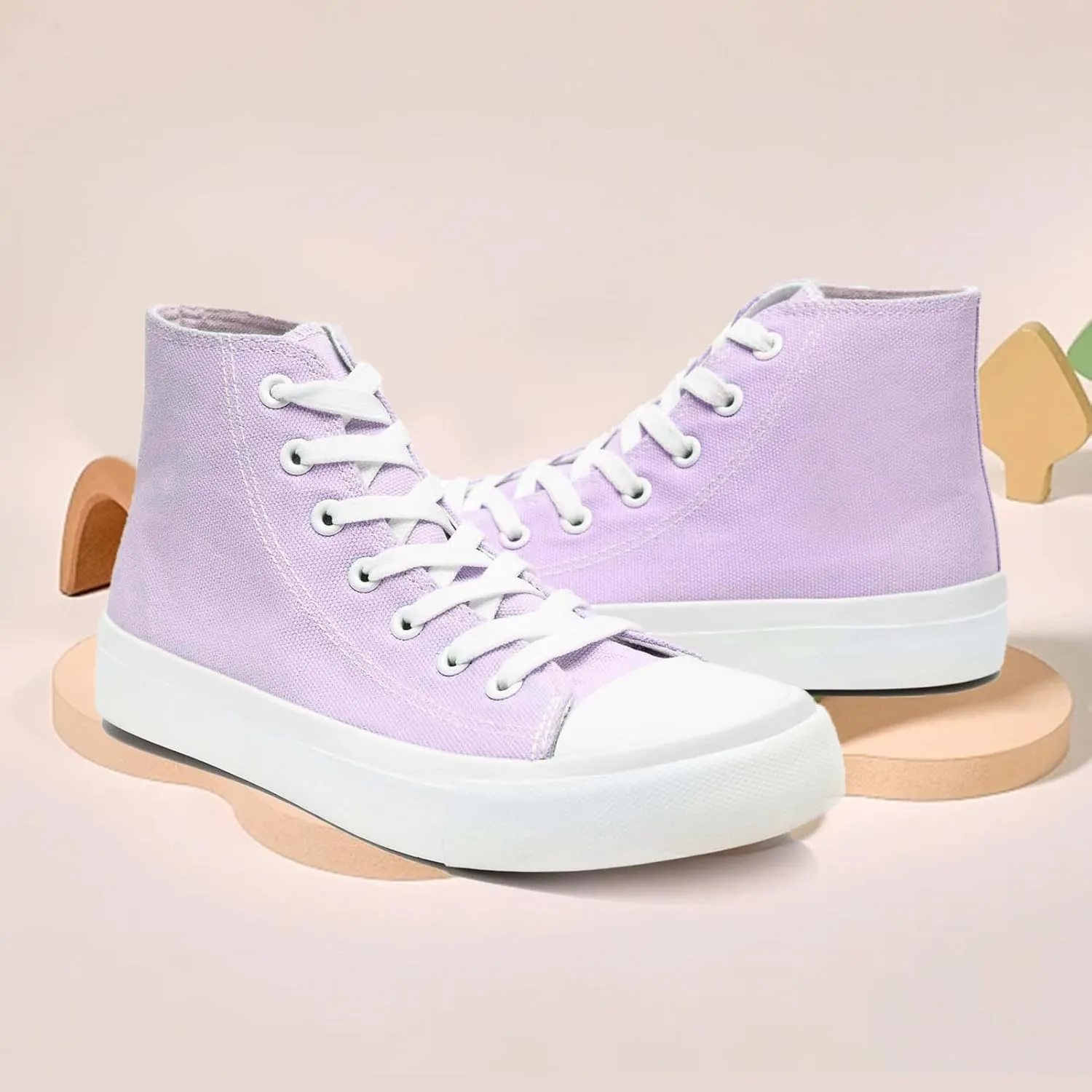 Kids Canvas Sneakers for Girls Boys High Top Canvas Fashion Shoes Comfortable Classic Casual Lace up Walking Running Shoes