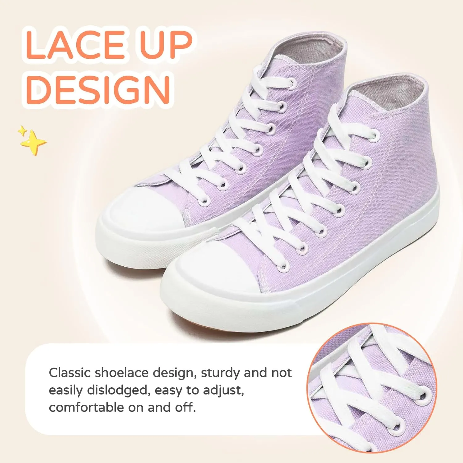 Kids Canvas Sneakers for Girls Boys High Top Canvas Fashion Shoes Comfortable Classic Casual Lace up Walking Running Shoes