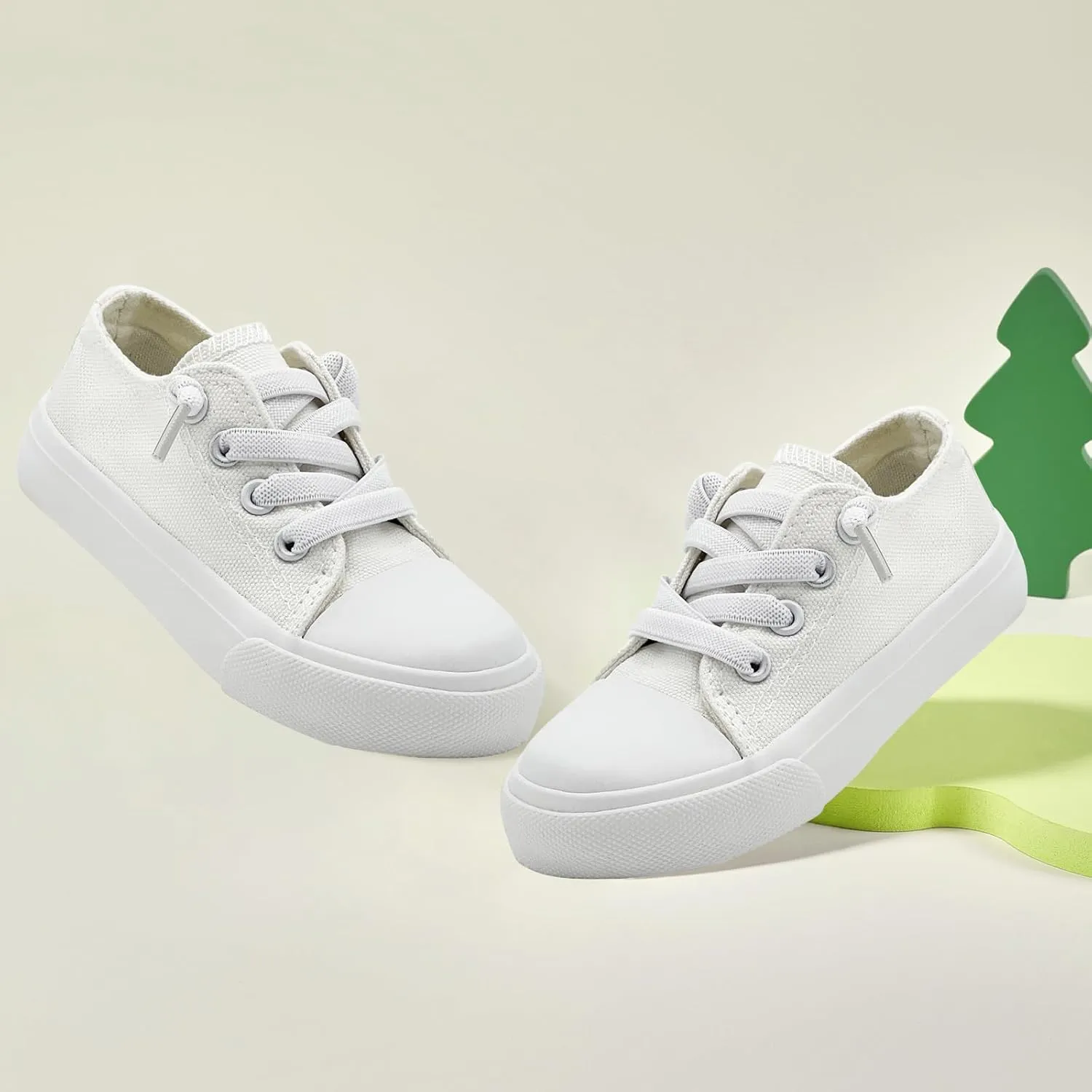 Kids Girls Boys Canvas Sneakers Slip on Walking Shoes Lightweight Tennis Running School Casual Classic Sneakers Little Big Kids