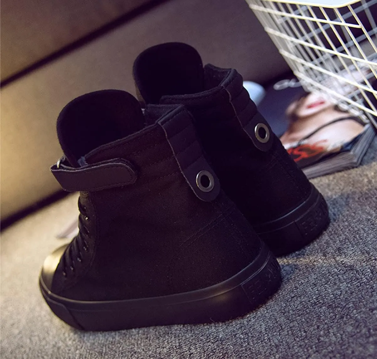 KPOP Shoes Jungkook Merchandise V Taehyung Jimin Suga JHope Jin High Top Canvas Sneakers High Top Lace Ups Casual Shoes