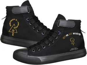 KPOP Stray Kids Merch Shoes Sneakers Bang Chan Lee Know ChangBin Han I.N Felix HyunJin Seungmin Hiphop High-Top Canvas Shoes