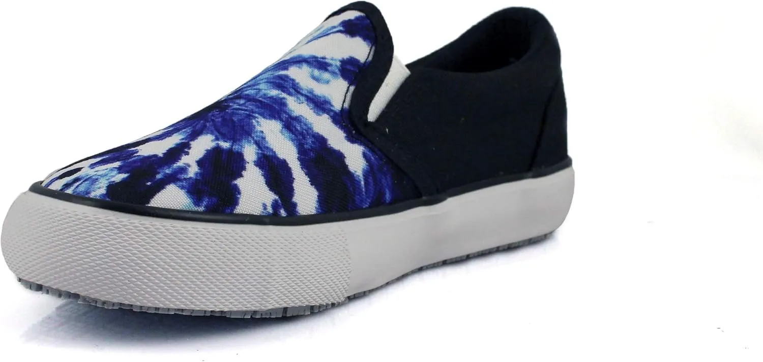 Laforst Toddler Little Kid Boys and Girls Classic Canvas Sneakers GP Tie Dye Unisex Slip On   Free Socks