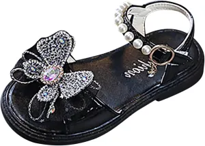 Latest Kids Summer Shoes Custom Cute Cartoon Little Children Flat Girls Princess Sandals Girls Jelly Shoes Size 12