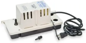 Little Giant VCC-20ULS Low Profile Tank Condensate Removal Pump With Safety Switch