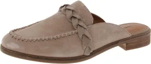 Lucky Brand Womens Panlin 2 Braided Suede Loafers Taupe 8.5 Medium (B,M)