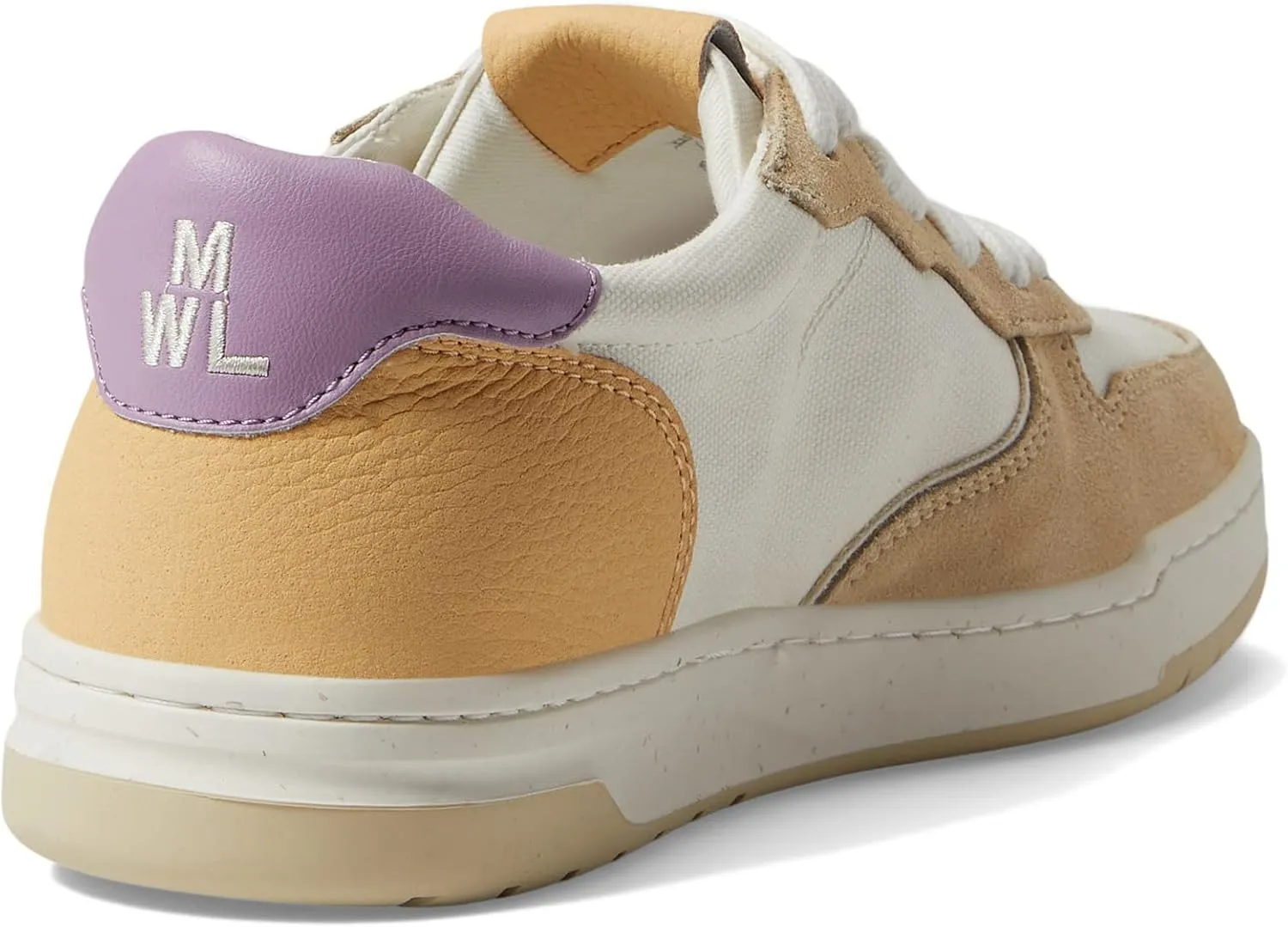 Madewell Court Low-Top Sneakers in Colorblock Leather