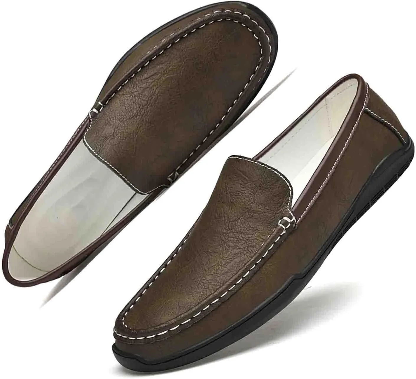 MEBAMY Men's Casual Loafers Men's Driving Shoes Lightweight and Breathable