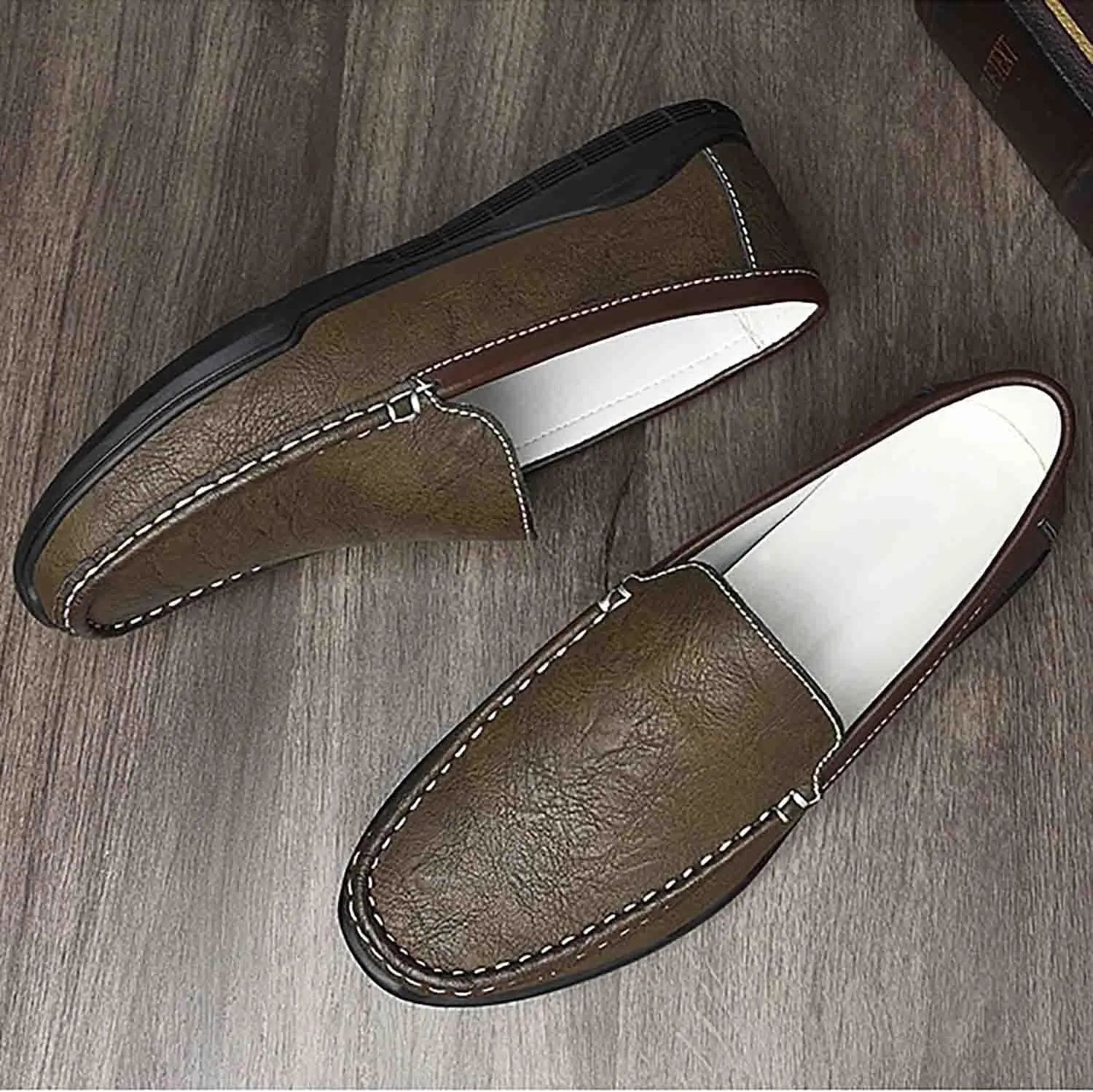 MEBAMY Men's Casual Loafers Men's Driving Shoes Lightweight and Breathable