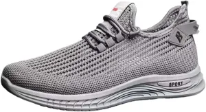 Men's Casual Dress Oxfords Shoes Breathable Knit Non Slip Work Shoes Women Wide Casual Dress Shoes Walking Sneakers Brown Tennis Shoe Loafers Casual Slip On