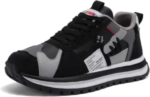 Men's Colorful, Trendy and Retro Canvas Platform Sneakers: Lace - up Casual Style, Suitable for Walking, Tennis and Running