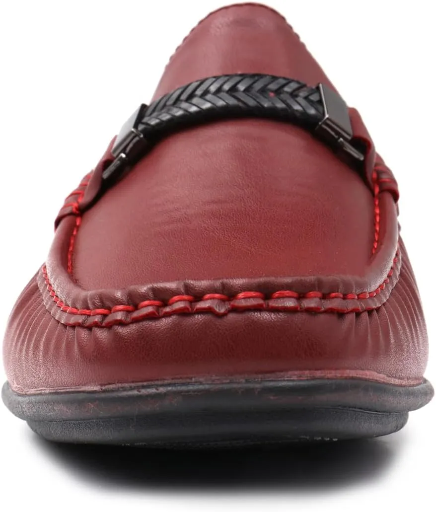 Men's Comfort Loafer, Lightweight Leather Slip-On Shoes for Office, Casual & Everyday Wear