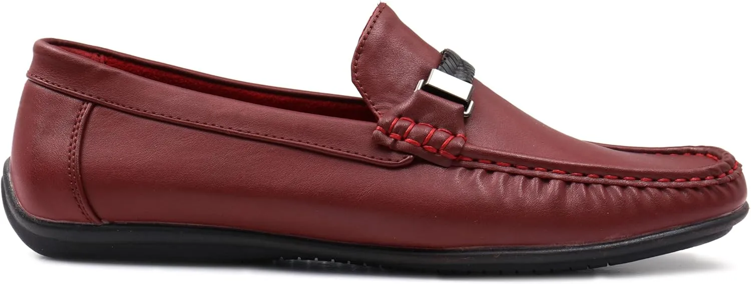 Men's Comfort Loafer, Lightweight Leather Slip-On Shoes for Office, Casual & Everyday Wear