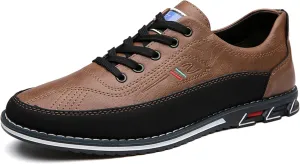 Mens Dress Sneakers Gatsby Shoes Oxford Derby Casual Shoes Lace-Up Loafers for Business Driving Office Walking