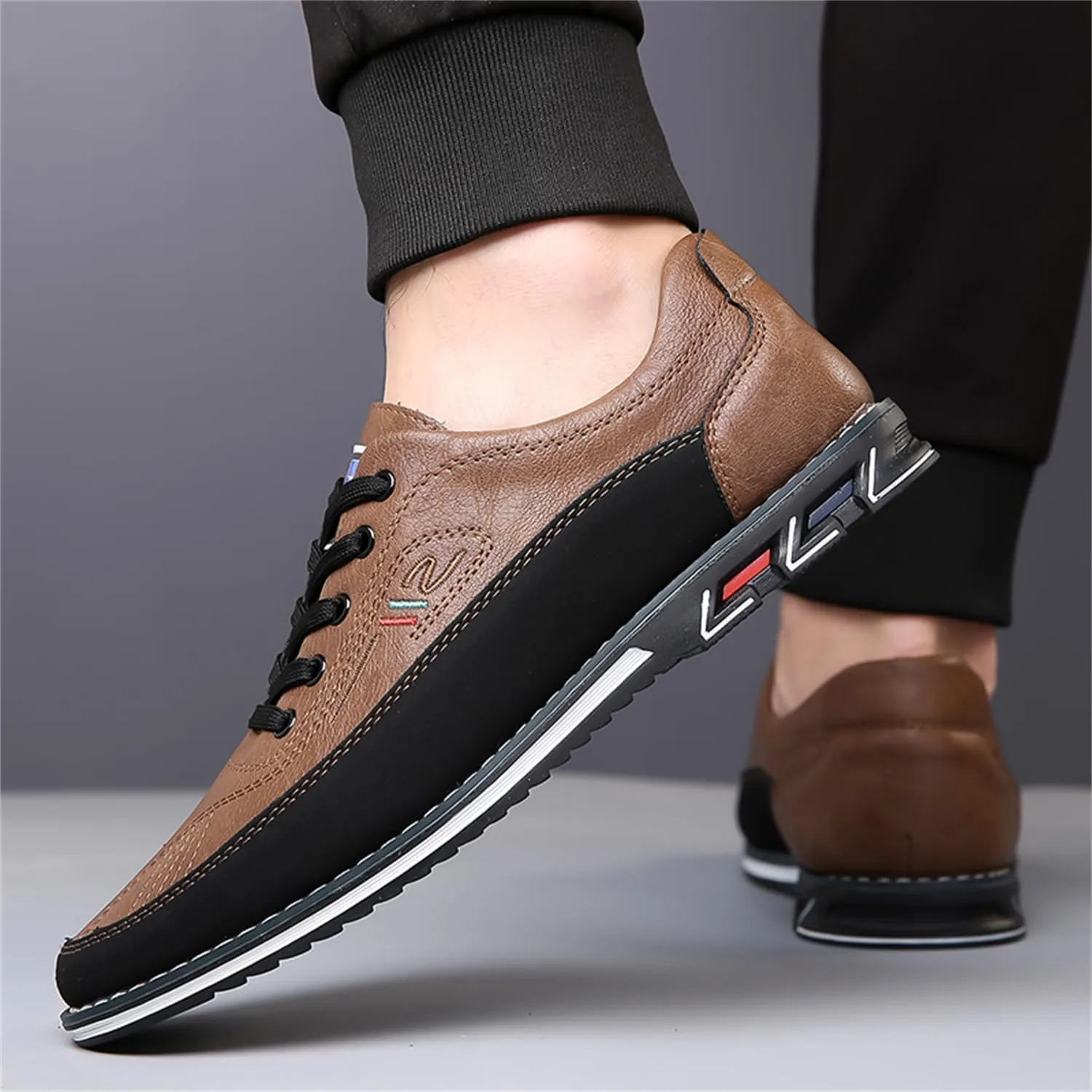 Mens Dress Sneakers Gatsby Shoes Oxford Derby Casual Shoes Lace-Up Loafers for Business Driving Office Walking