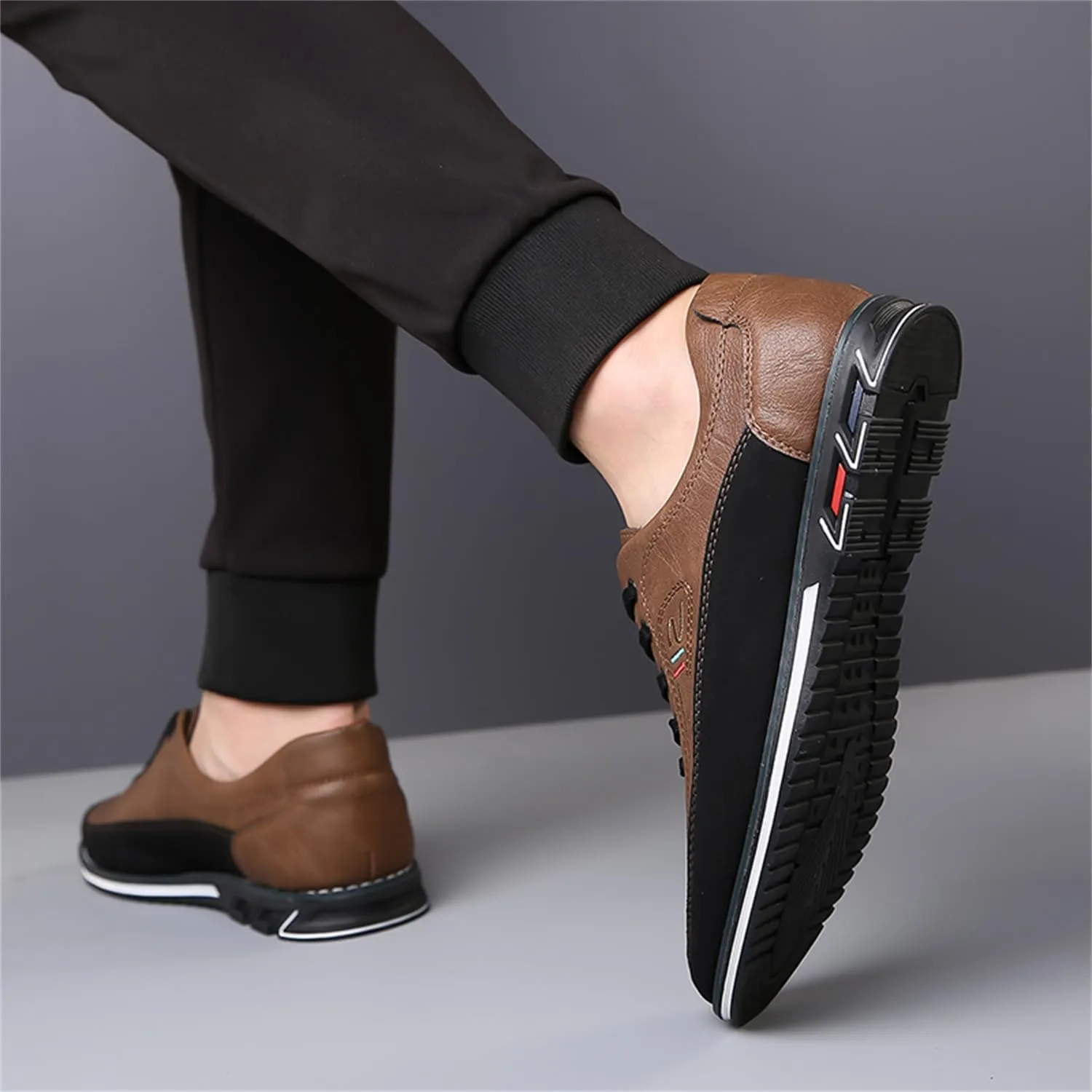 Mens Dress Sneakers Gatsby Shoes Oxford Derby Casual Shoes Lace-Up Loafers for Business Driving Office Walking