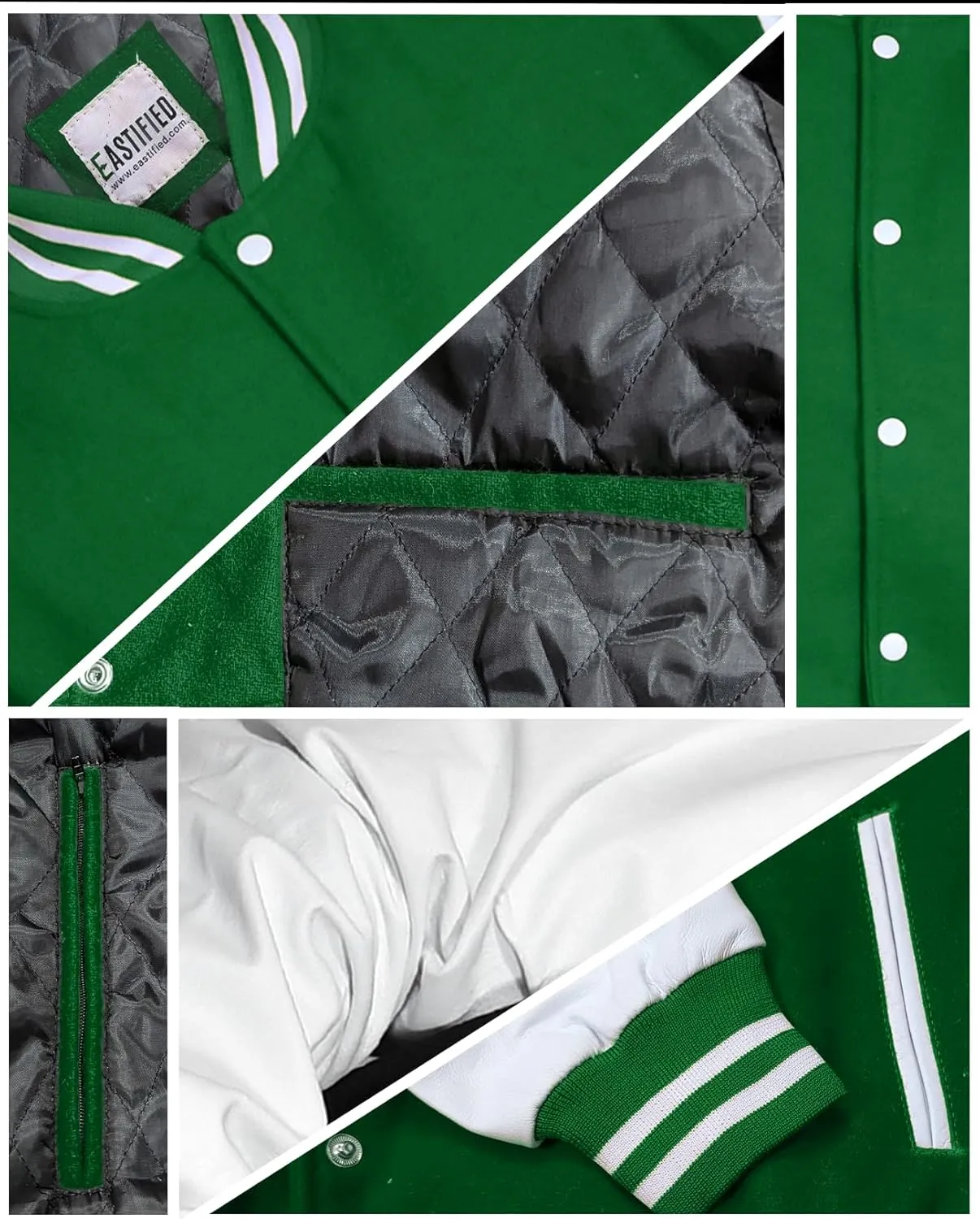 Mens Hotline Miami Varsity Letterman Fashion Wool Bomber Slim Fit Casual Warm Boys College Baseball Jacket