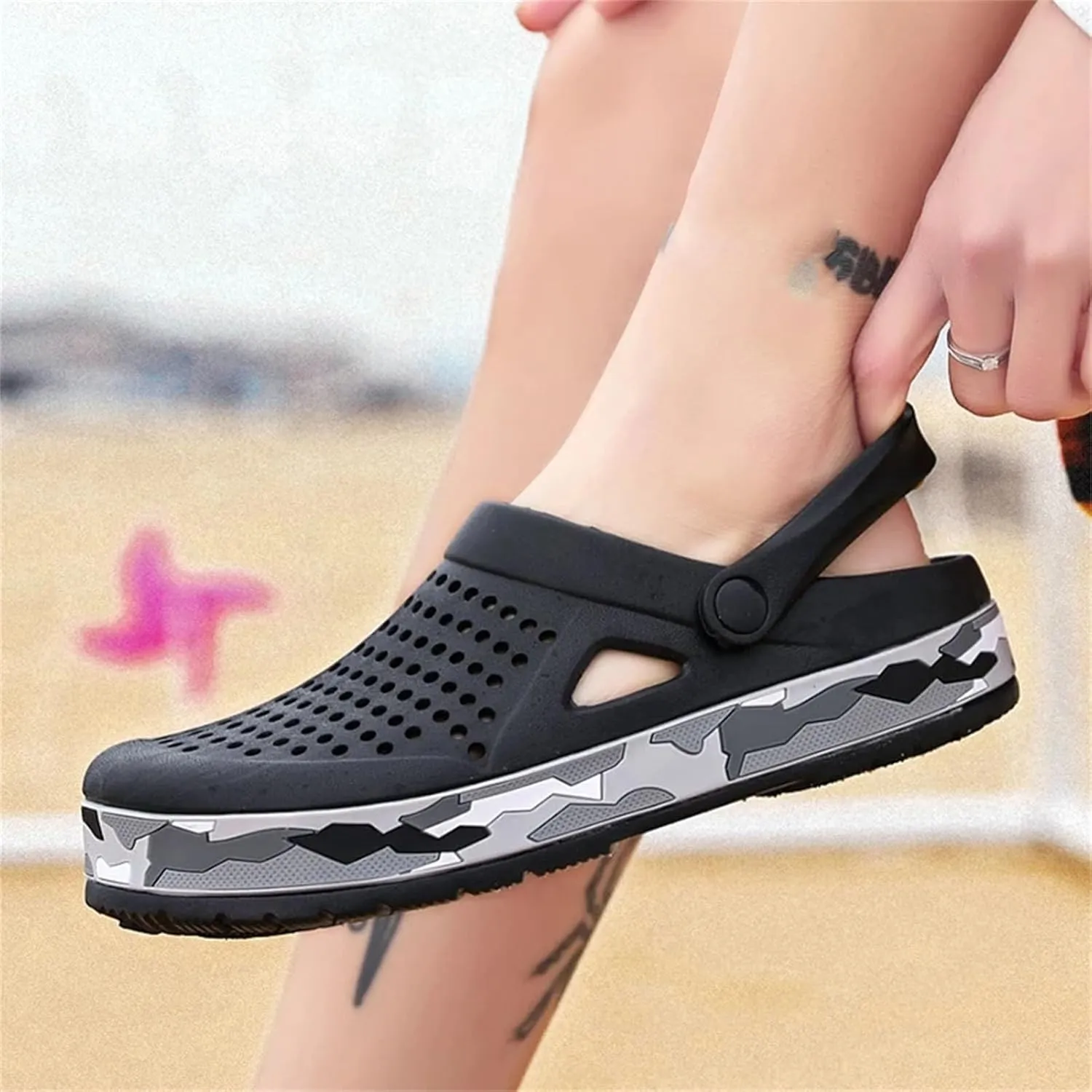 Men's Summer Clogs, Outdoor Garden Shoes