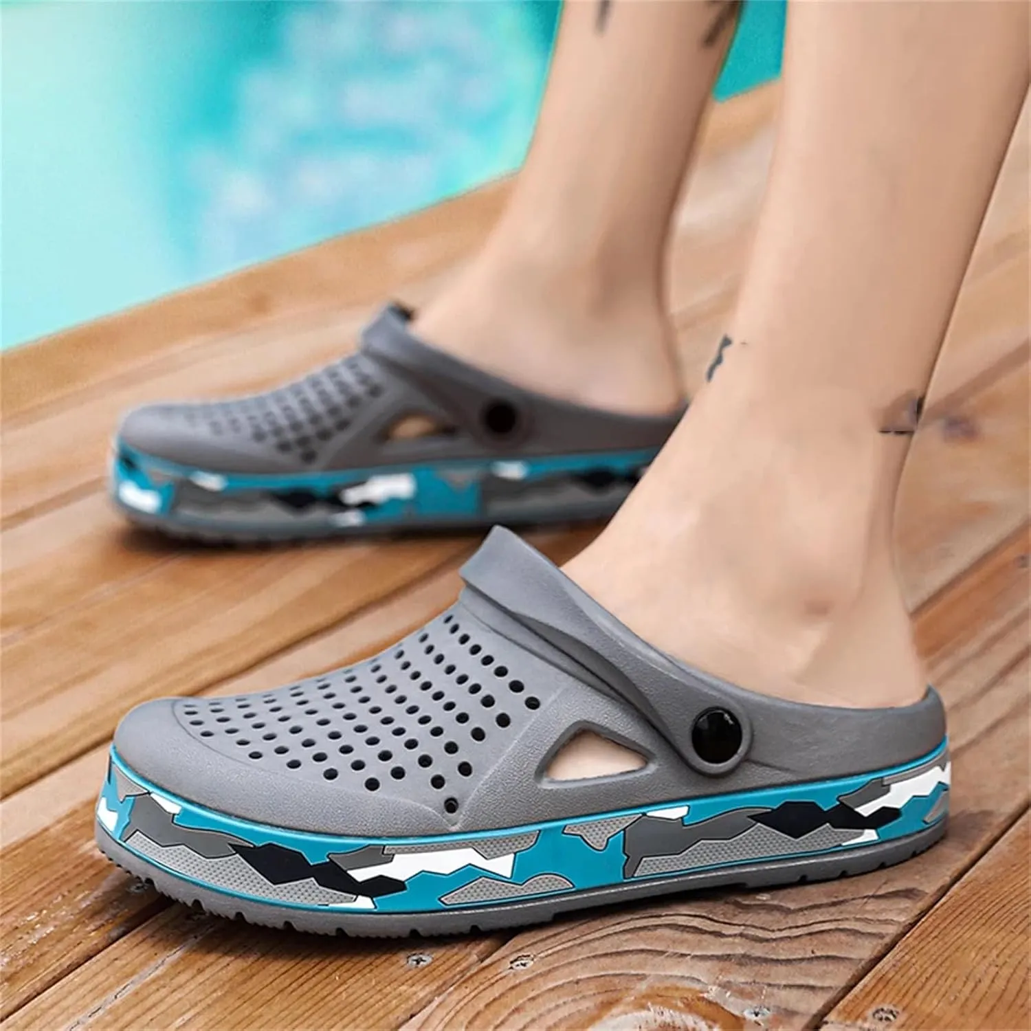 Men's Summer Clogs, Outdoor Garden Shoes