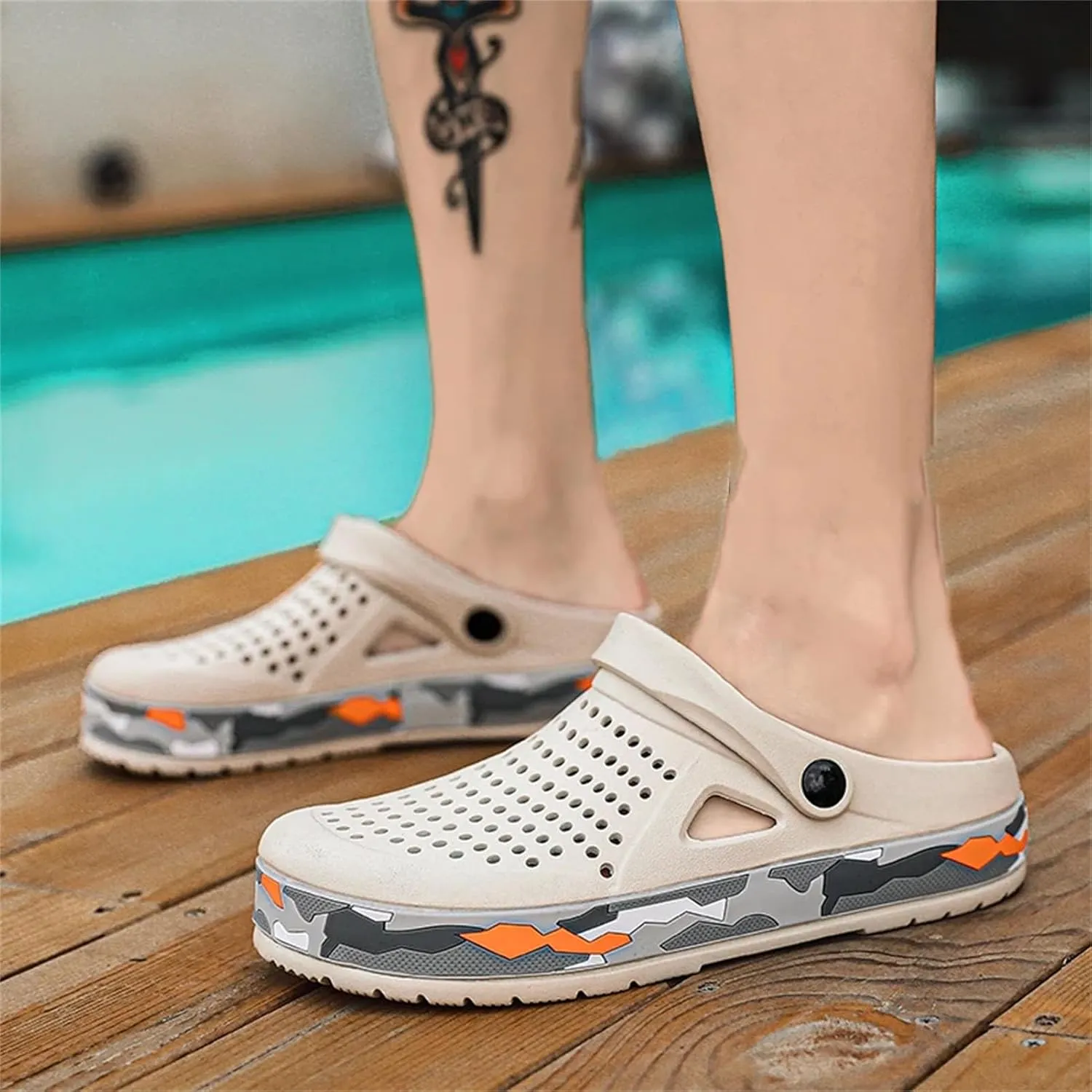 Men's Summer Clogs, Outdoor Garden Shoes