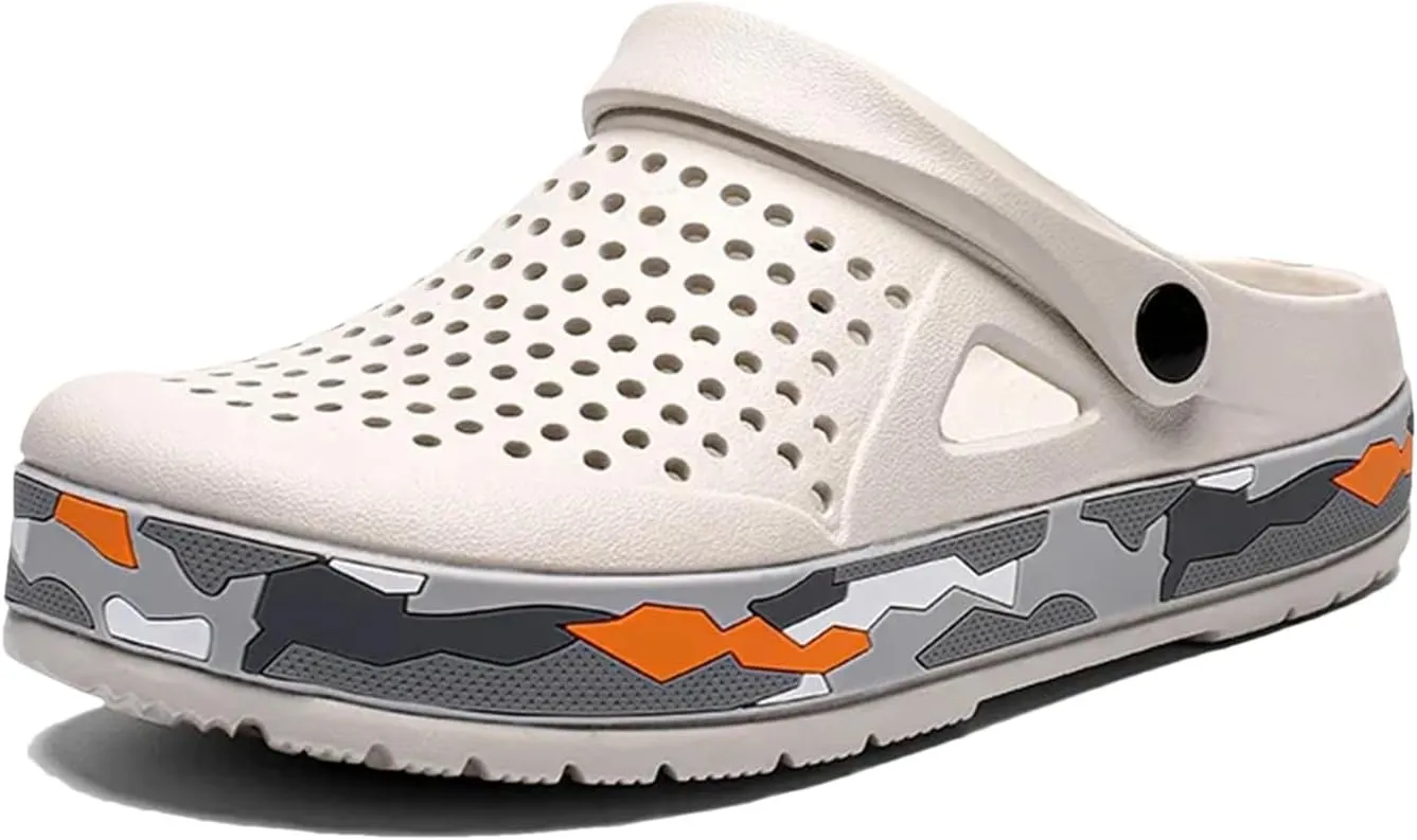 Men's Summer Clogs, Outdoor Garden Shoes