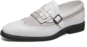 Mens Tassel Slip On Dress Shoes Loafers Casual Flats Formal Oxfords Low Heels