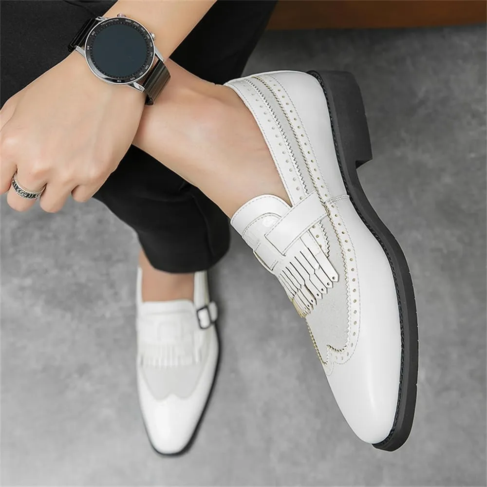 Mens Tassel Slip On Dress Shoes Loafers Casual Flats Formal Oxfords Low Heels