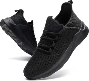 Mens Tennis Gym Shoes Lightweight Breathable Running Workout Shoes Non-Slip Fashion for Walking Work Travel