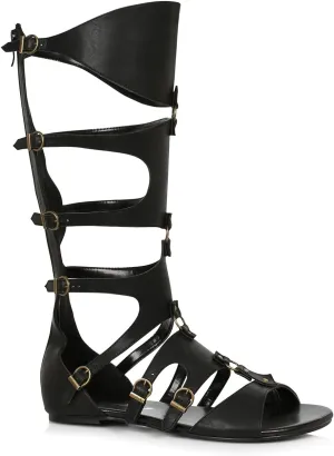 Mens Theon Flat Gladiator Halloween Sandals Large size 12-13