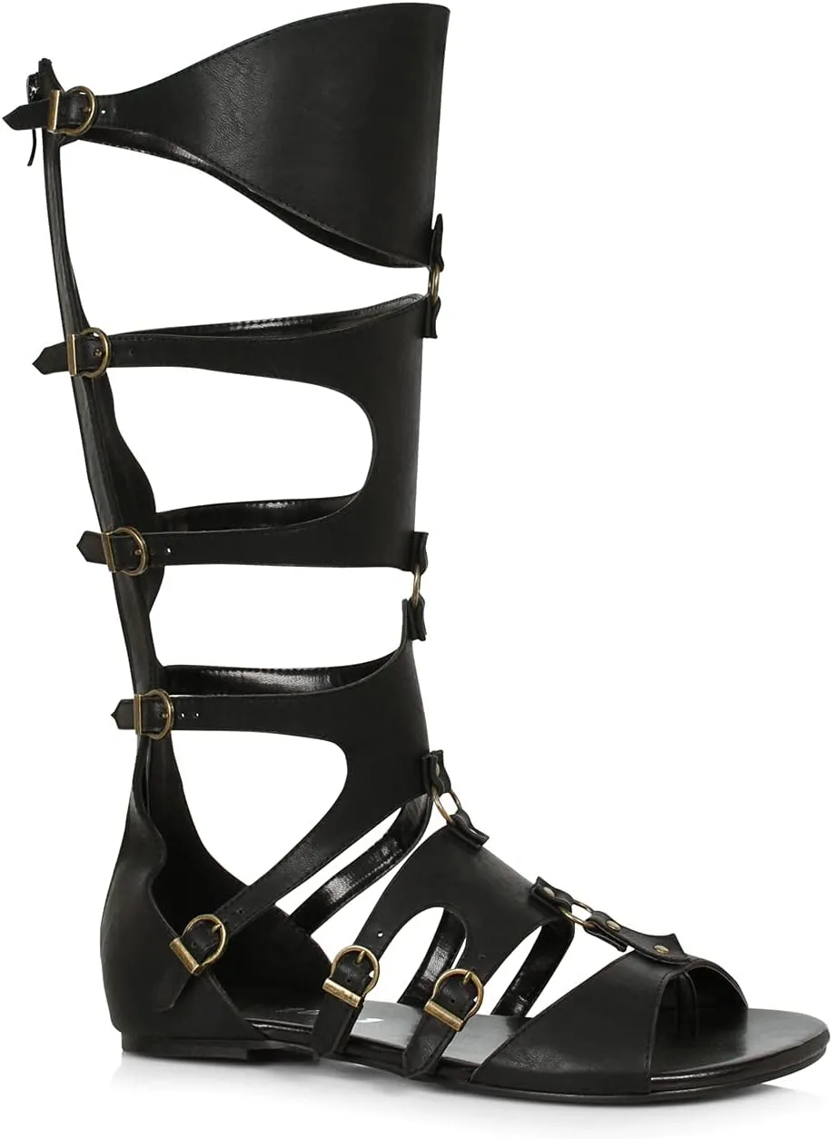 Mens Theon Flat Gladiator Halloween Sandals Large size 12-13