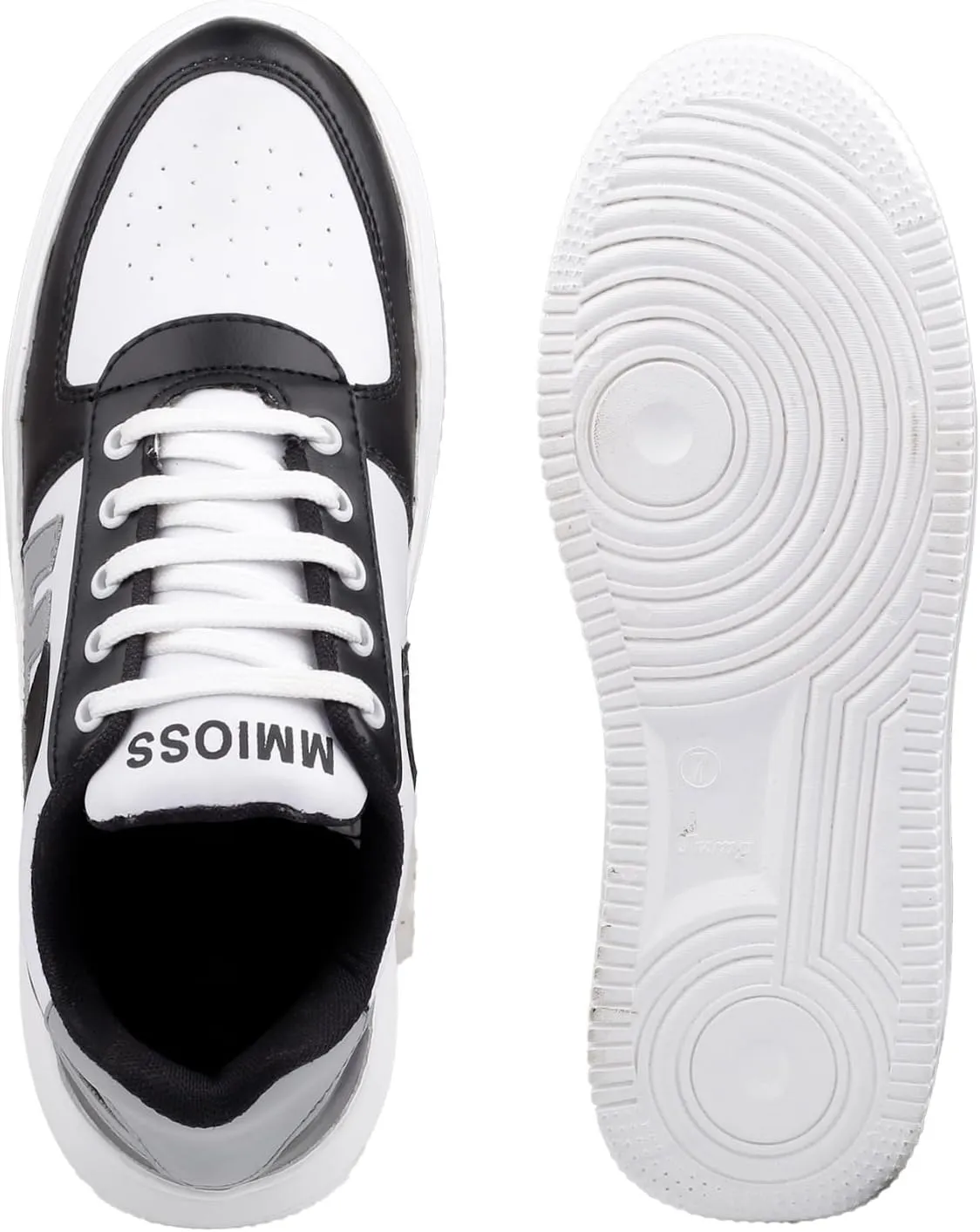 Mens's Sneakers Casual Shoes Lightweight Breathable Shoes Black & White/Blue & White Sneakers