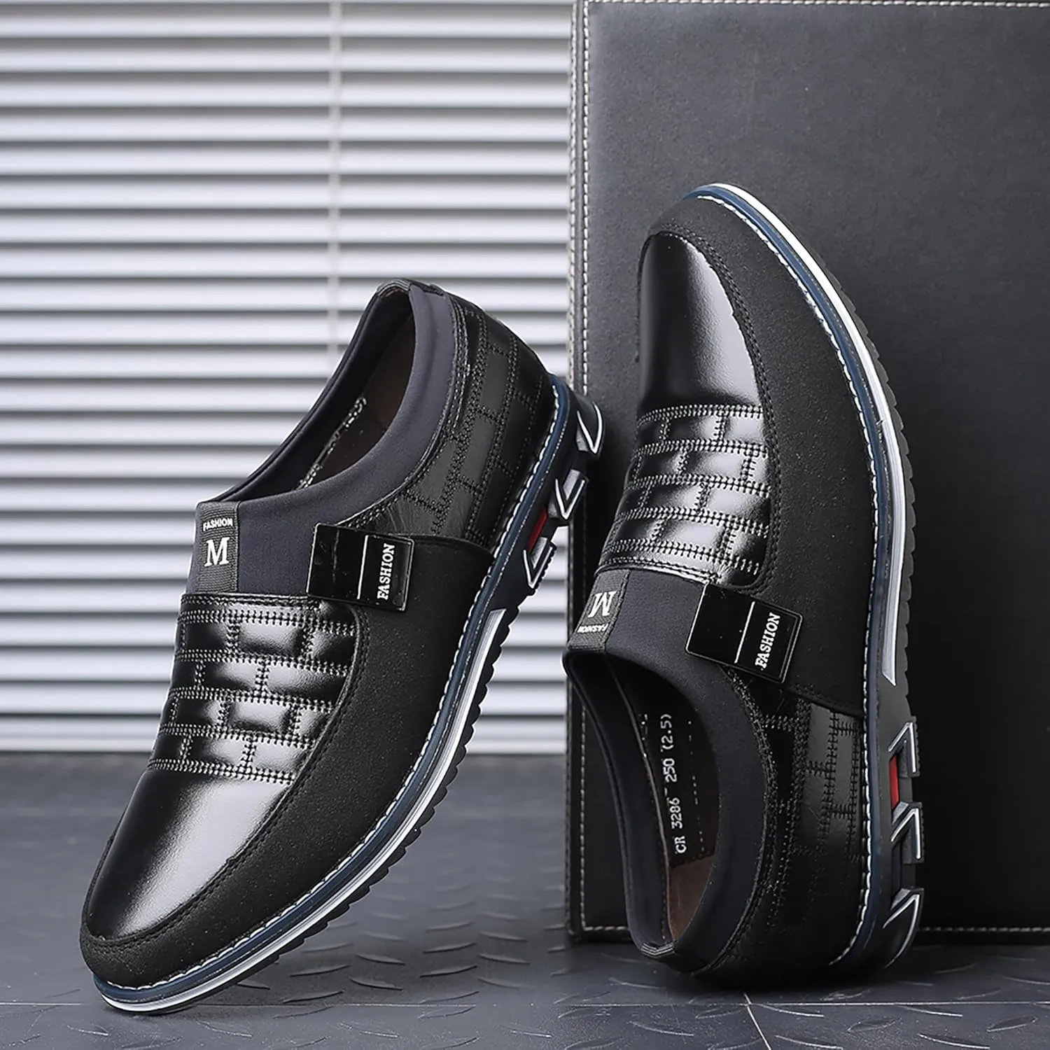 mes amis Mens Casual Loafers Business Shoes Fashion Dress Sneakers