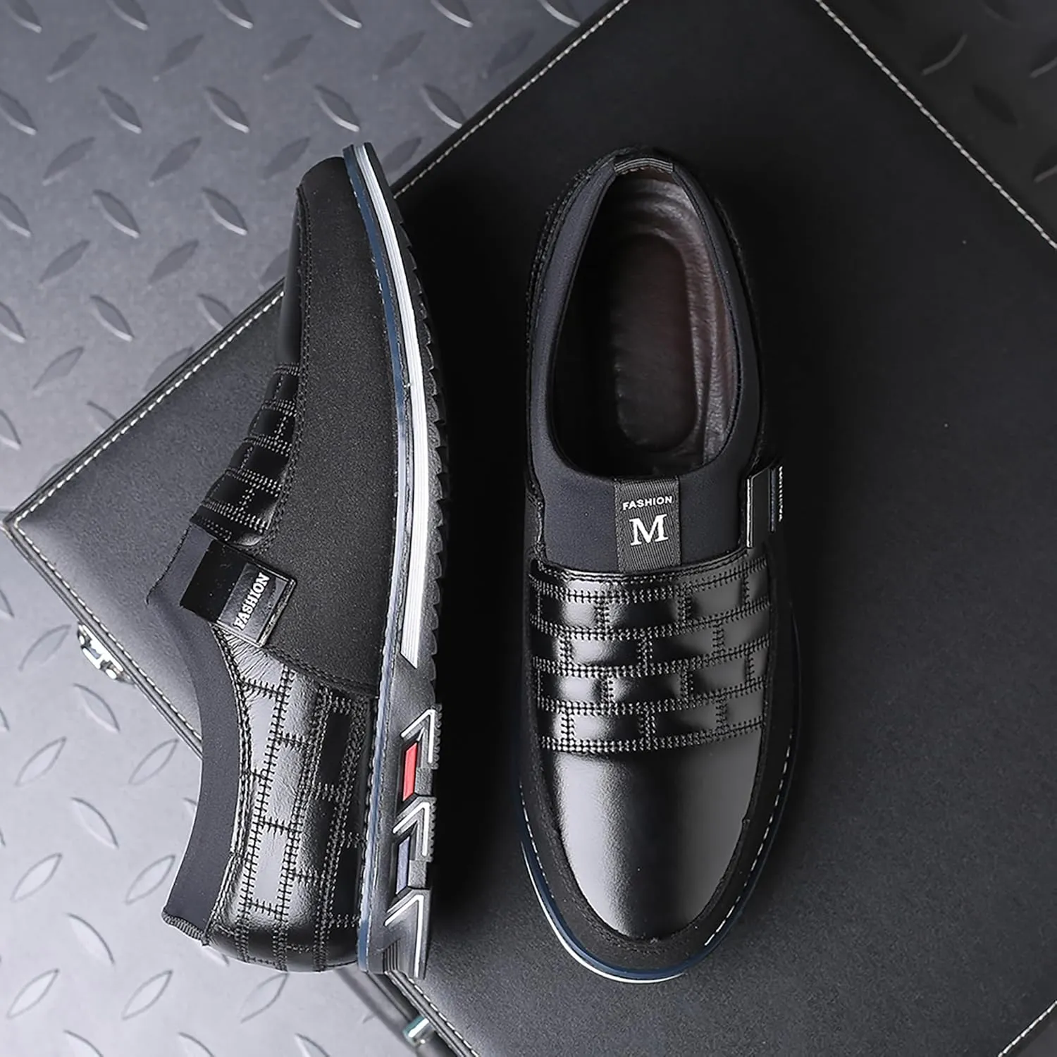 mes amis Mens Casual Loafers Business Shoes Fashion Dress Sneakers