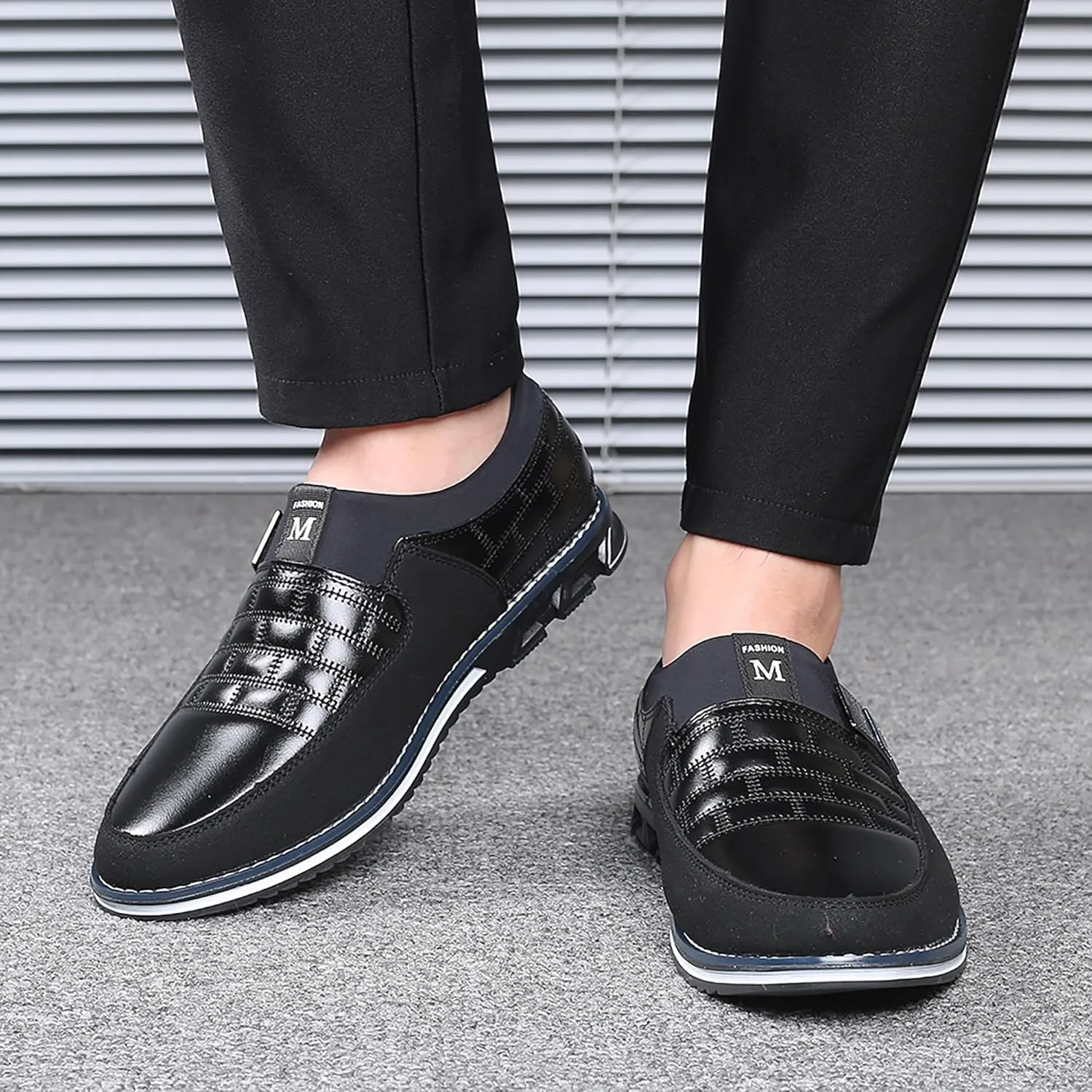 mes amis Mens Casual Loafers Business Shoes Fashion Dress Sneakers