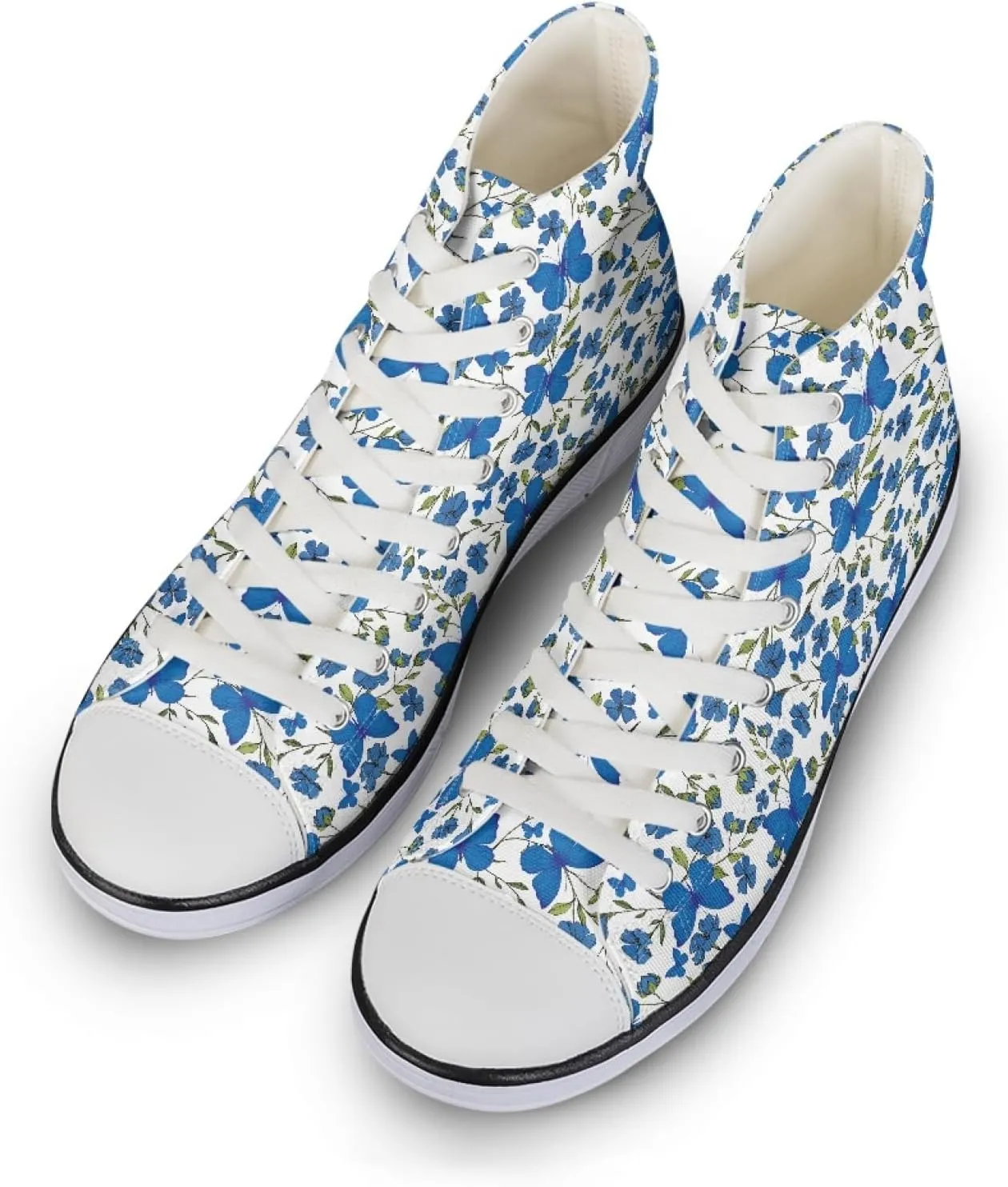 Micoklinlin Canvas Sneakers Women Novelty Canvas Shoes Girls High Top Running Shoes Lace Up Casual Classic Walking Shoes