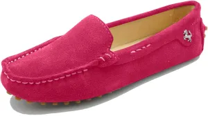 Minishion Loafers for Women Comfortable Suede Driving Shoes YB9601