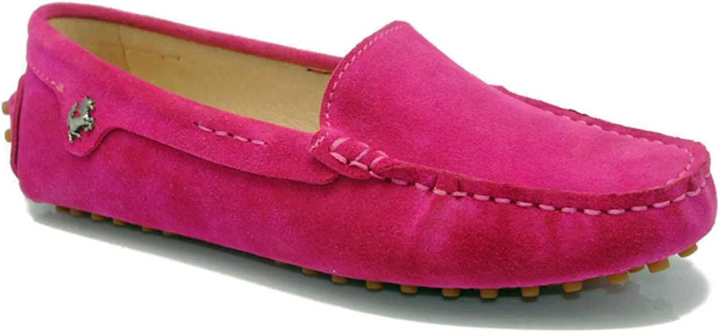 Minishion Loafers for Women Comfortable Suede Driving Shoes YB9601