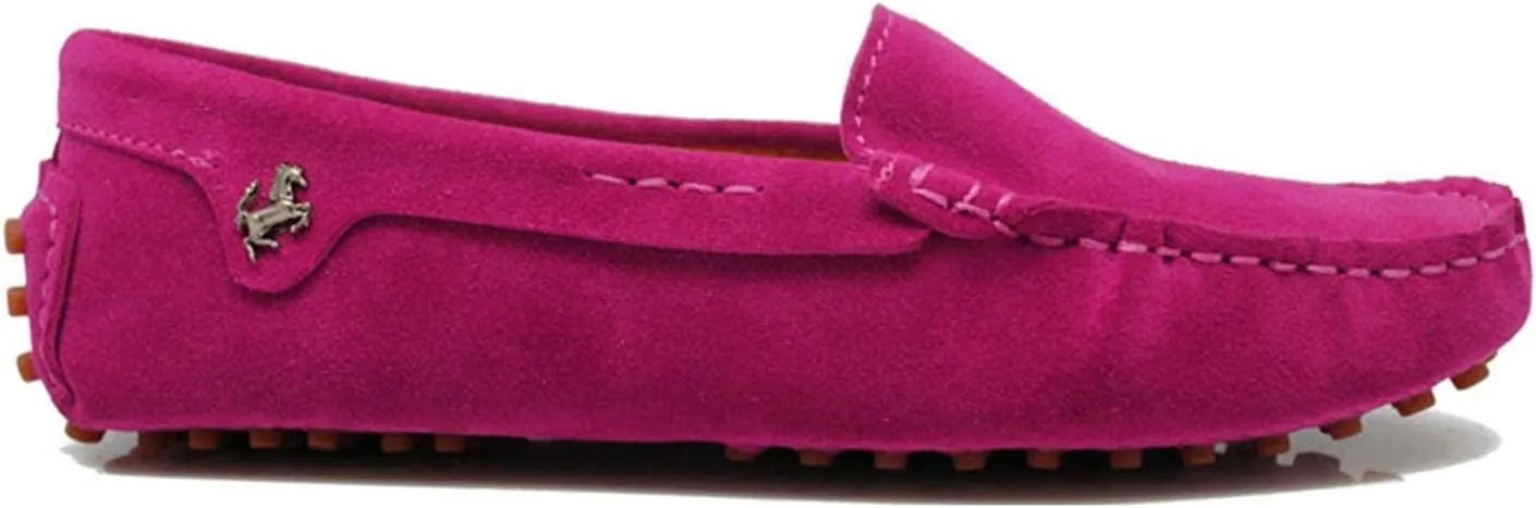 Minishion Loafers for Women Comfortable Suede Driving Shoes YB9601