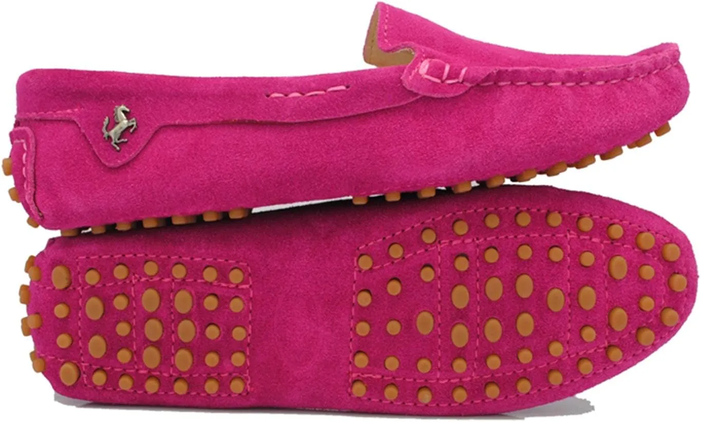 Minishion Loafers for Women Comfortable Suede Driving Shoes YB9601