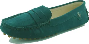 Minishion Women's Casual Loafers Suede Comfortable Driving Shoes YB9603