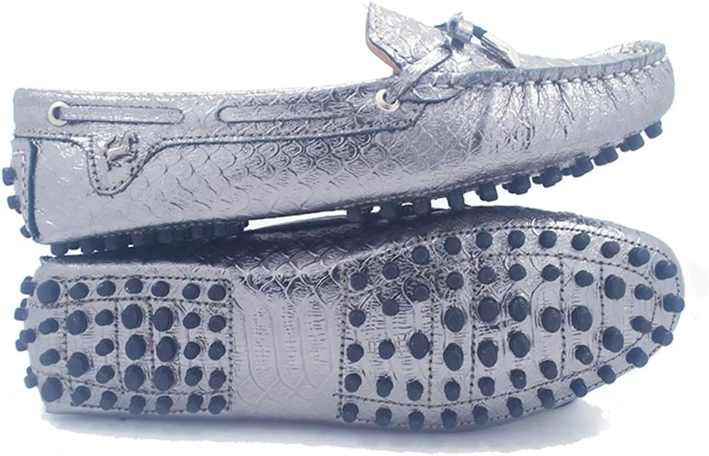 Minishion Womens Loafers & Slip-ons Suede Driving Shoes YB9602