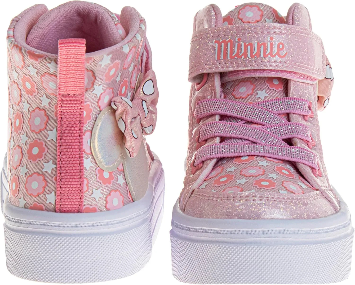 Minnie Mouse Frozen Encanto Sneakers Casual Canvas - Kids Girls Snow White Elsa Maribel Character Slipon Shoes (Sizes 6-12 Toddler - Little Kid)