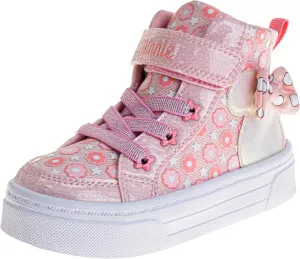 Minnie Mouse Frozen Encanto Sneakers Casual Canvas - Kids Girls Snow White Elsa Maribel Character Slipon Shoes (Sizes 6-12 Toddler - Little Kid)