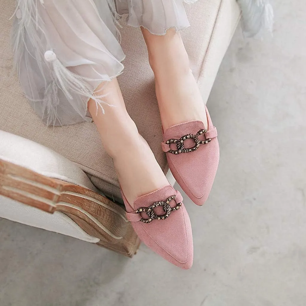 MIOKE womens Mule,flats,flat,mules
