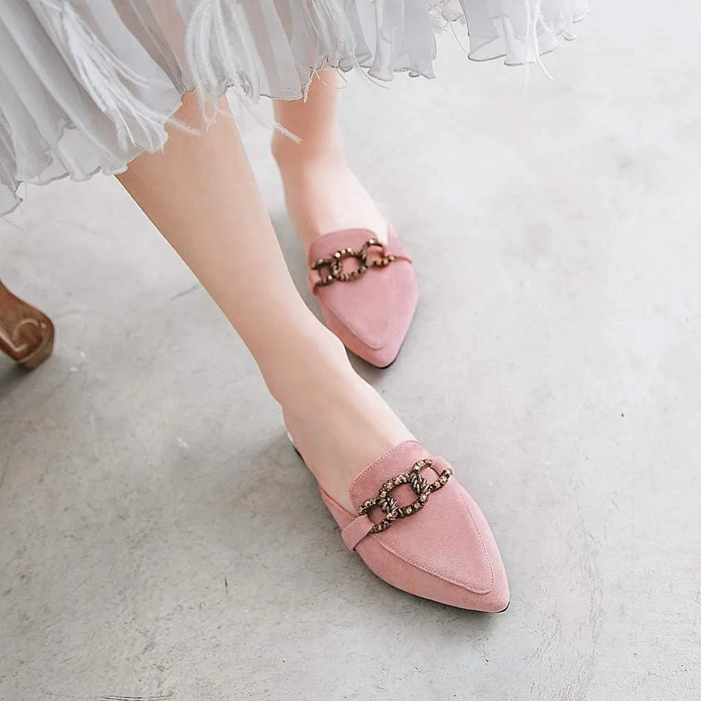 MIOKE womens Mule,flats,flat,mules