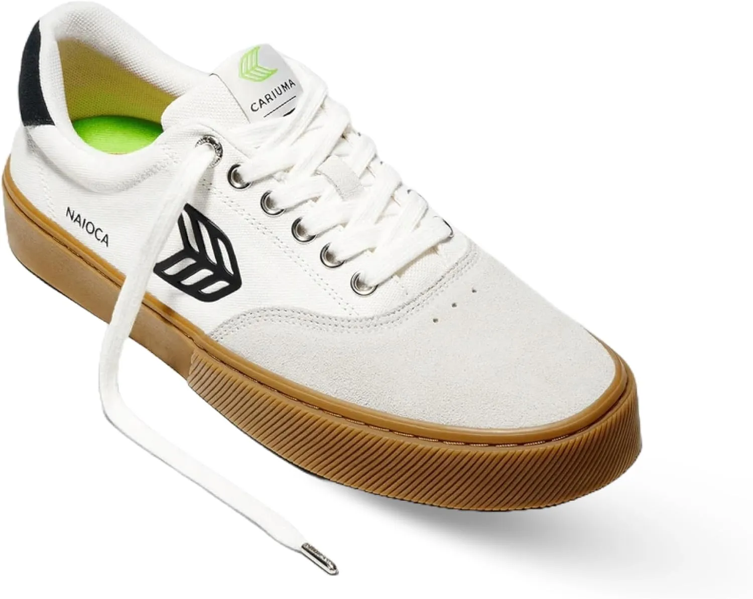 NAIOCA Suede Sneakers, Comfortable Shoes for Women, Lightweight & Sustainable, Versatile Casual Footwear with 100% Vegan Insoles, Rubber Soles
