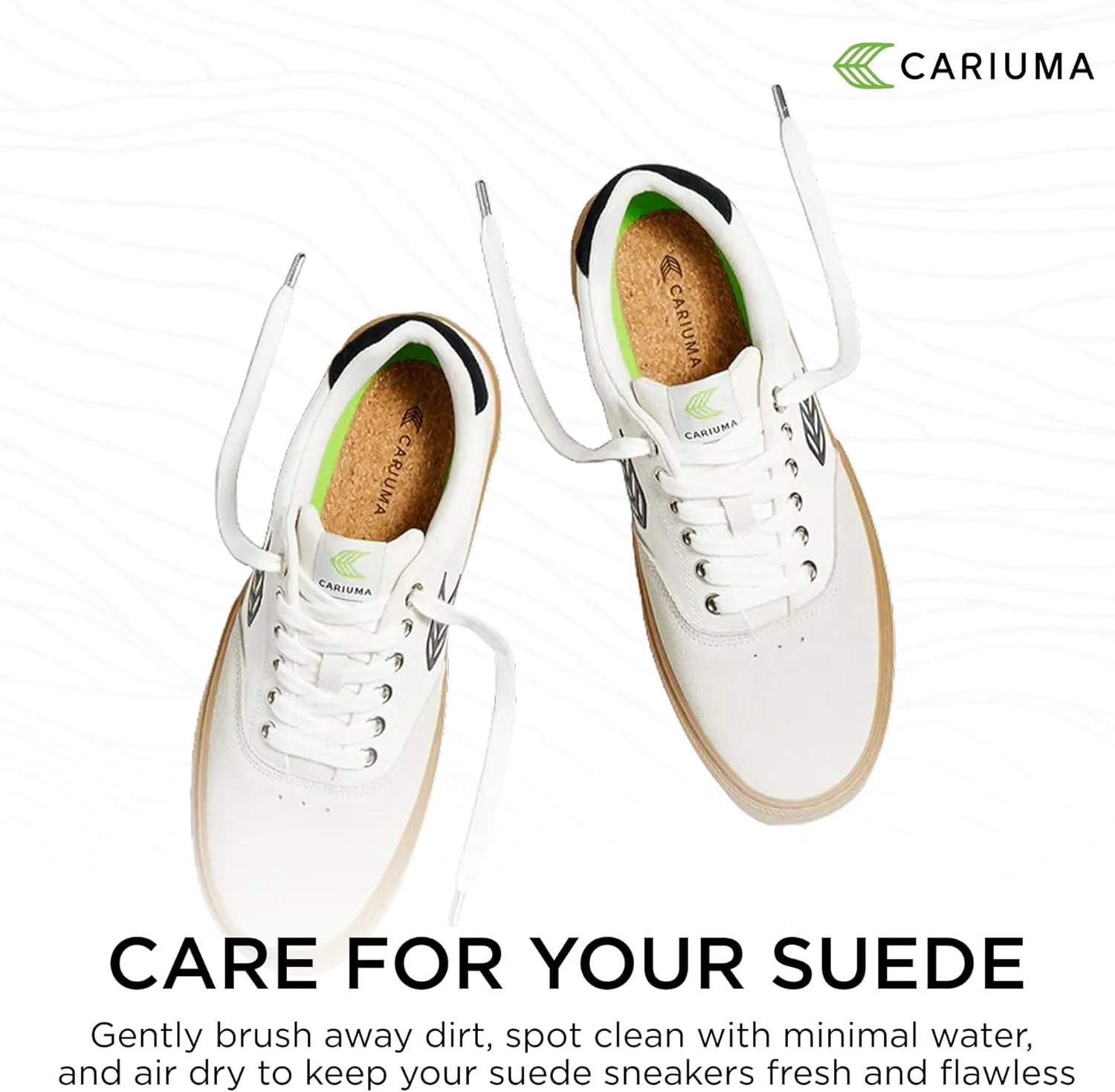 NAIOCA Suede Sneakers, Comfortable Shoes for Women, Lightweight & Sustainable, Versatile Casual Footwear with 100% Vegan Insoles, Rubber Soles