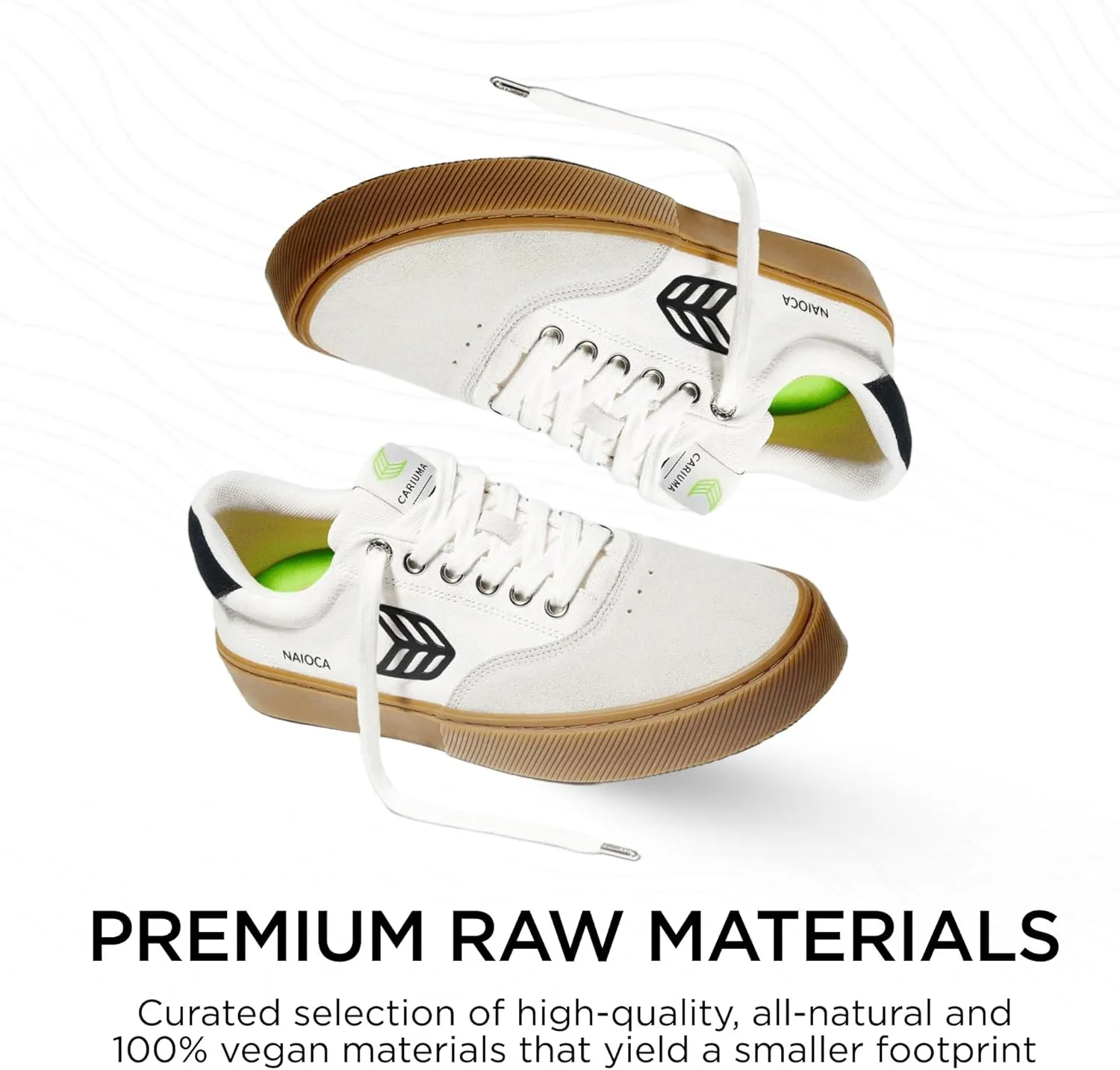 NAIOCA Suede Sneakers, Comfortable Shoes for Women, Lightweight & Sustainable, Versatile Casual Footwear with 100% Vegan Insoles, Rubber Soles