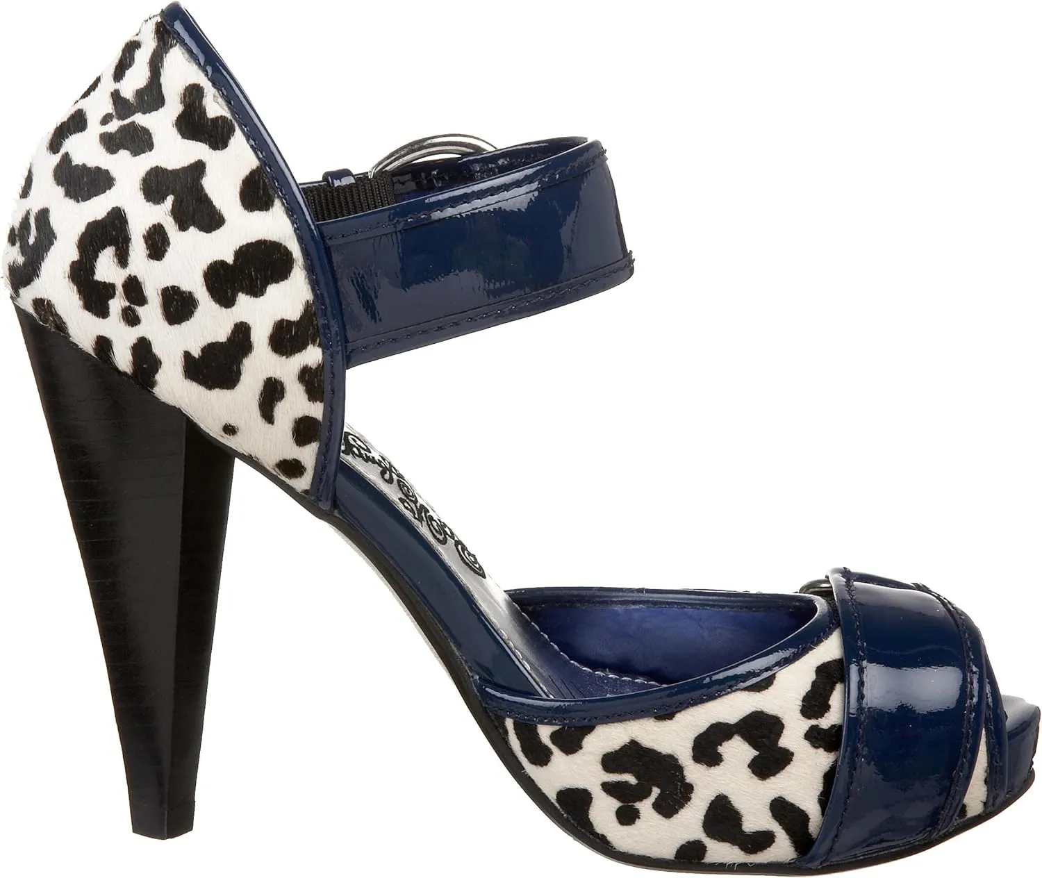 Naughty Monkey Women's Chutes and Ladders 2 Open Toe Pump