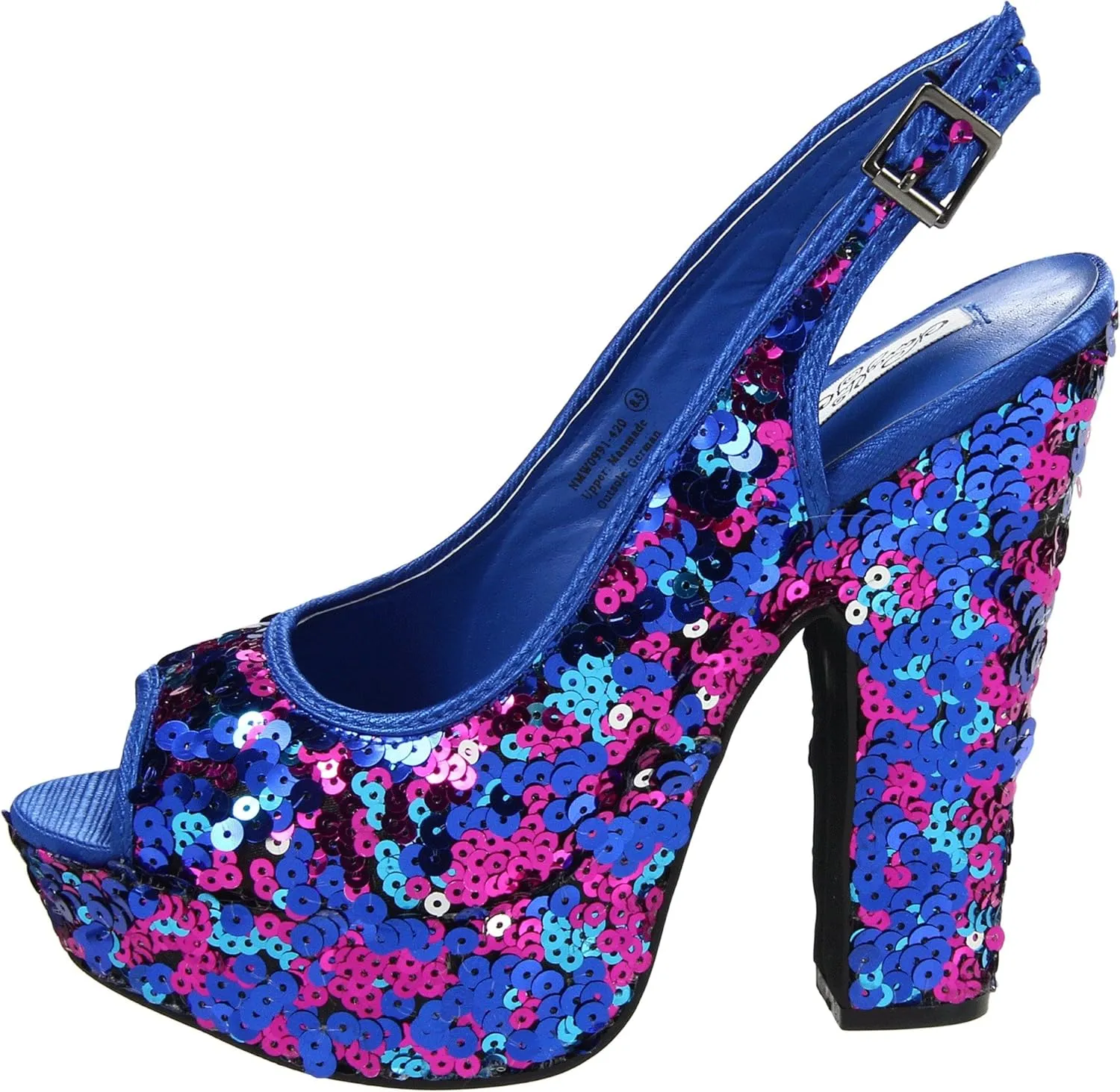 Naughty Monkey Women's Confetti Platform Pump
