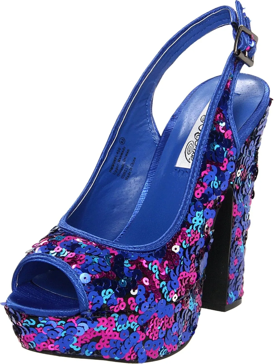 Naughty Monkey Women's Confetti Platform Pump